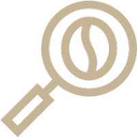 Coffee bean pod icon